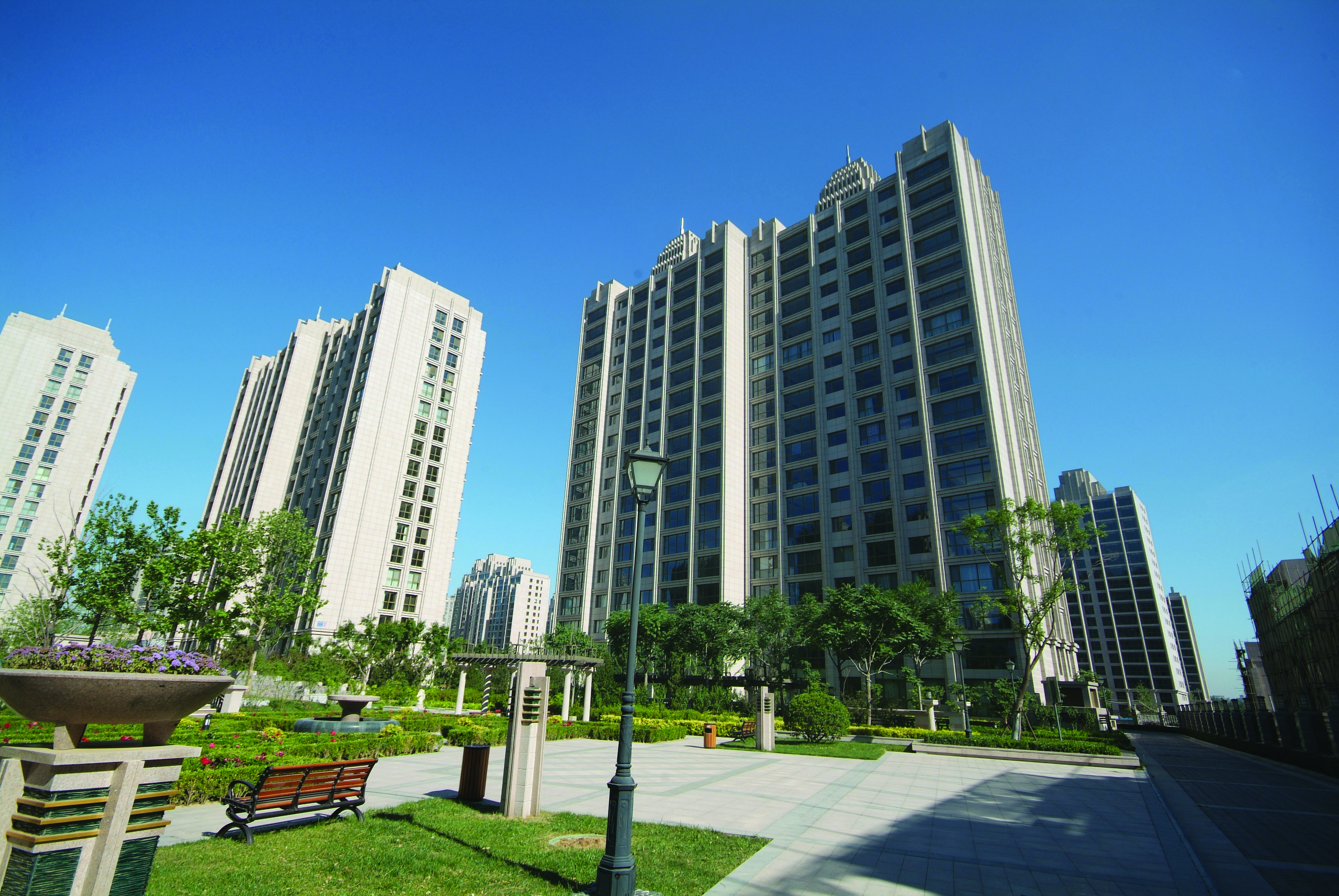 北京泛海國際居住區石材幕墻工程_